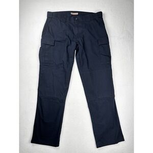 5.11 Tactical Women's Cargo Pants Navy Blue Ripstop Utility Size 18 Long